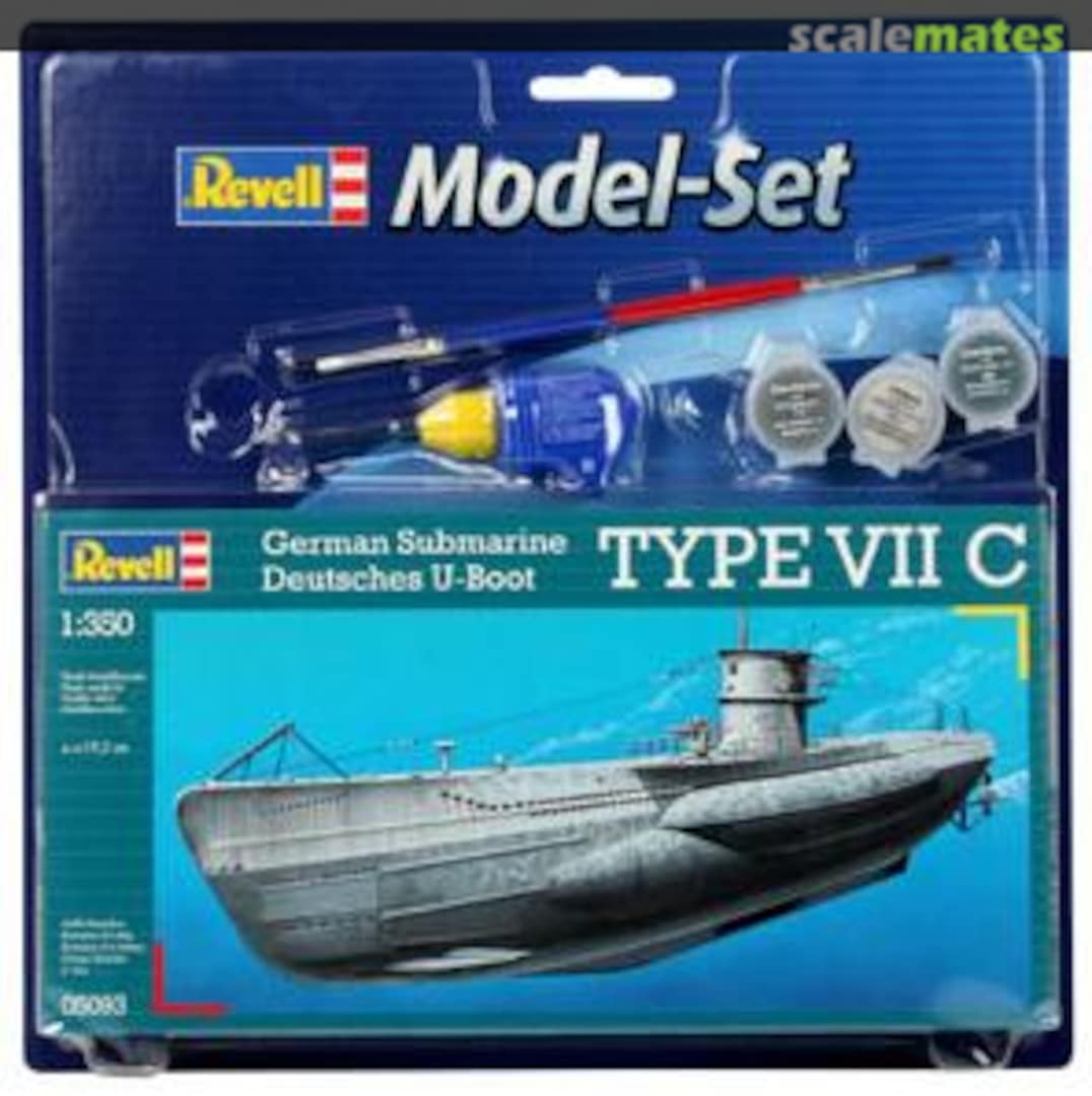 Boxart German Submarine / Deutsches U-Boot Type VII C 65093 Revell Boxart German Submarine / Deutsches U-Boot Type VII C 65093 Revell