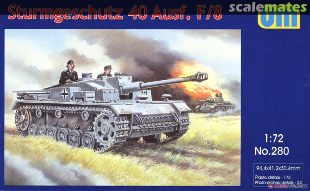 Boxart Sd.Kfz. 142/1 Sturmgeschütz III Ausf. F/8 280 UM Boxart Sd.Kfz. 142/1 Sturmgeschütz III Ausf. F/8 280 UM