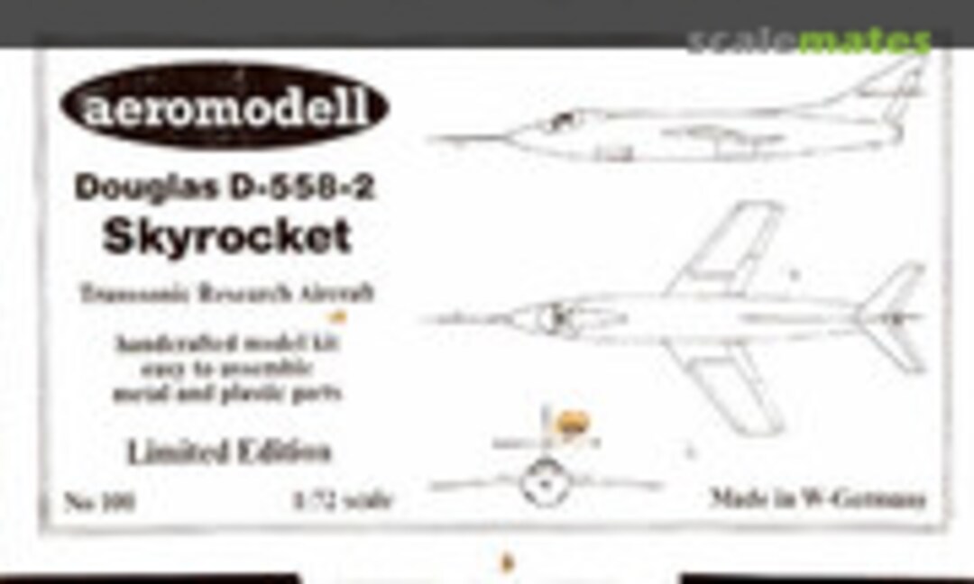 1:72 Douglas D-558-2 Skyrocket (aeromodell 100) 100
