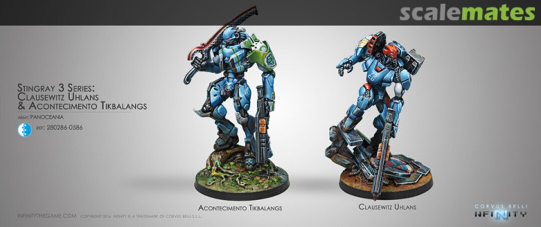 Boxart STINGRAY 3 SERIES: CLAUSEWITZ UHLANS & ACONTECIMENTO TIKBALANGS 280286-0586 Corvus Belli Boxart STINGRAY 3 SERIES: CLAUSEWITZ UHLANS & ACONTECIMENTO TIKBALANGS 280286-0586 Corvus Belli