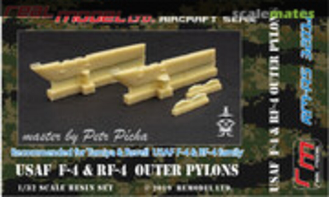 1:32 USAF F-4 & RF-4 outer pylons (Real Model RM-AS 32012) RM-AS 32012