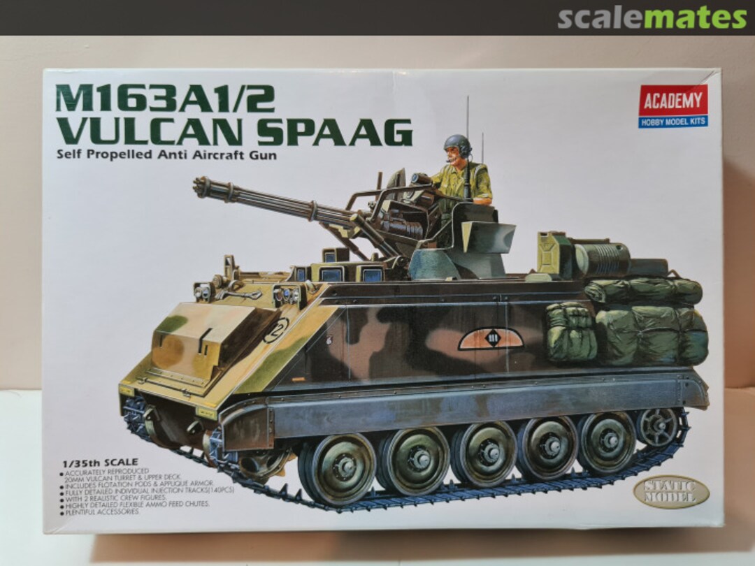 Boxart M163A1/2 Vulcan SPAAG 1360 Academy Boxart M163A1/2 Vulcan SPAAG 1360 Academy