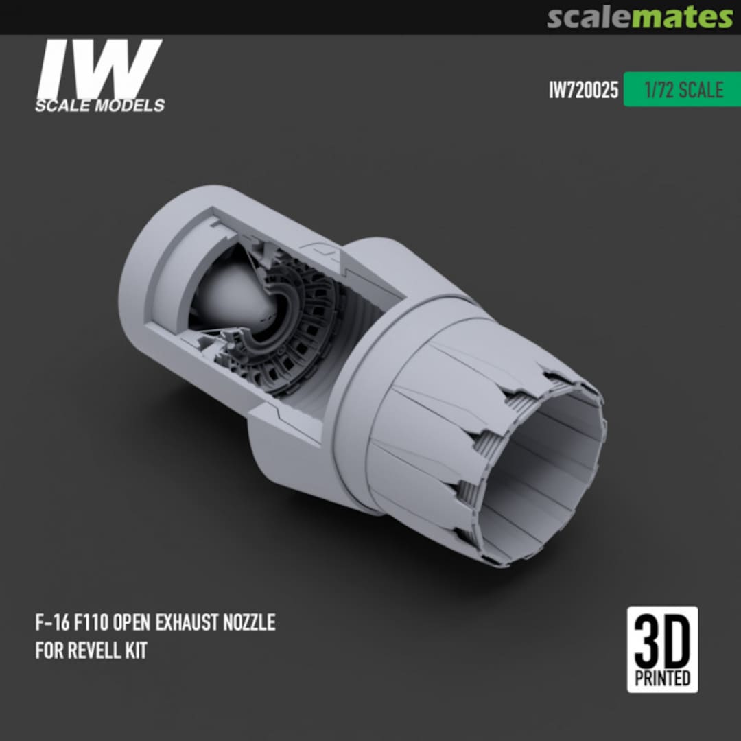 Boxart F-16 F110 Jet Engine Nozzle (Open) IW720025 IW Scale Models Boxart F-16 F110 Jet Engine Nozzle (Open) IW720025 IW Scale Models