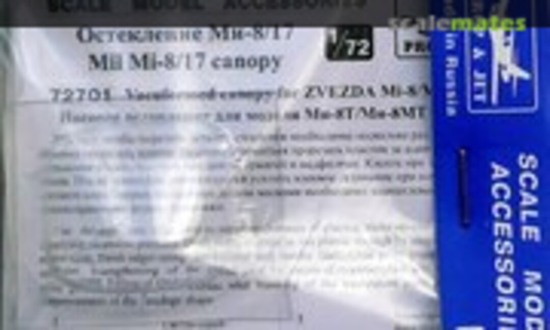 1:72 Mi-8/17 Hip - Canopy (Prop & Jet 72701) 72701