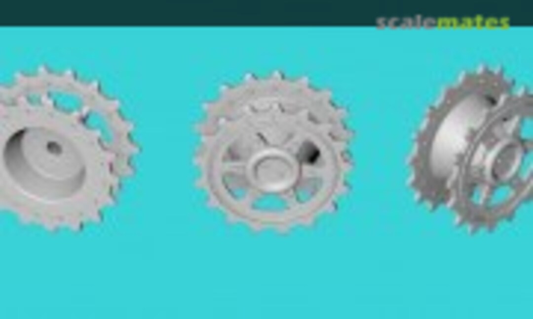 1:25 PzV Panther - initial drive sprocket - type 5 (EMP3d 25170134) 25170134