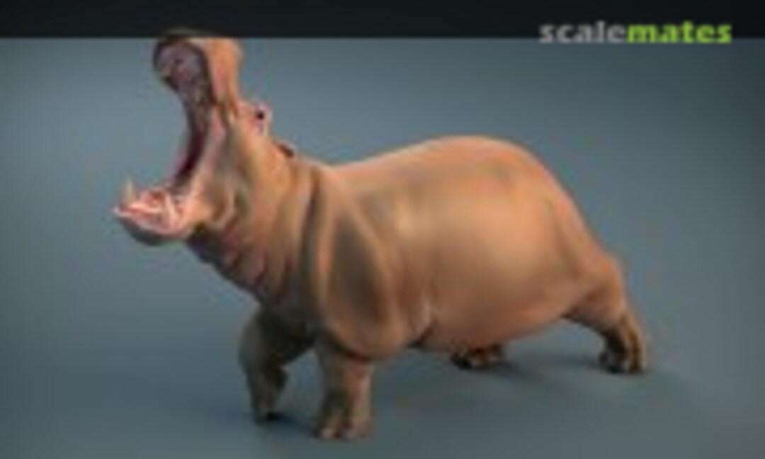 1:48 Hippopotamus - open mouth (EMP3d 48130212) 48130212