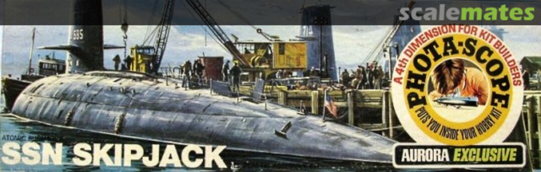 Boxart SSN Skipjack 614-180 Aurora Boxart SSN Skipjack 614-180 Aurora