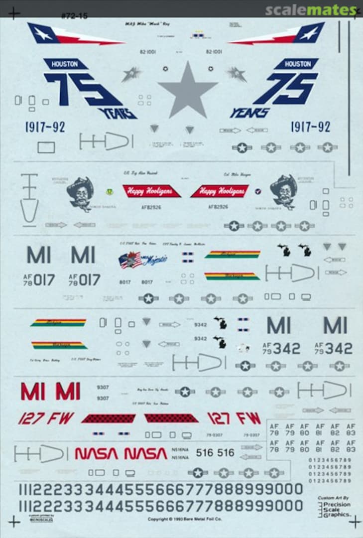 Boxart F-16As 72-15 Experts-Choice Decal Boxart F-16As 72-15 Experts-Choice Decal