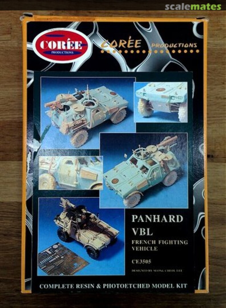 Boxart PANHARD VBL French Fighting Vehicle CE3505 Corée Productions Boxart PANHARD VBL French Fighting Vehicle CE3505 Corée Productions