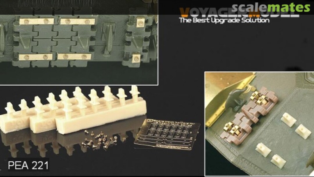 Boxart Spare Track Holders for JS Heavy Tank Series (18 pcs) PEA221 Voyager Model Boxart Spare Track Holders for JS Heavy Tank Series (18 pcs) PEA221 Voyager Model