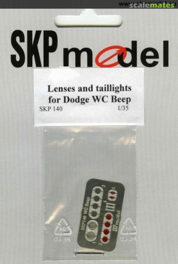 Boxart Lenses and tailights for Dodge WC Beep SKP 140 SKP model Boxart Lenses and tailights for Dodge WC Beep SKP 140 SKP model