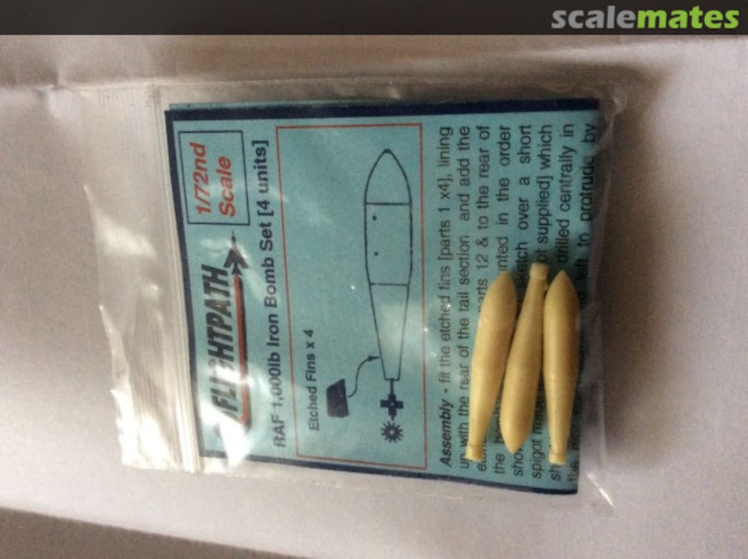 Boxart RAF 1000lb bombs FHP72080A Flightpath Boxart RAF 1000lb bombs FHP72080A Flightpath