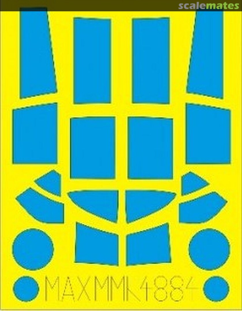 Boxart SAAB 91B/C/D Safir Paint Mask MMK4884 Maestro Models