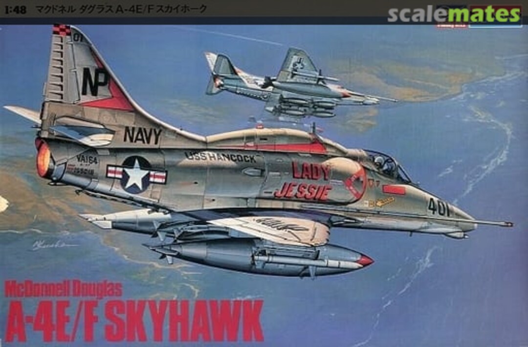 Boxart A-4E/F Skyhawk 86003 Hasegawa/Monogram Boxart A-4E/F Skyhawk 86003 Hasegawa/Monogram