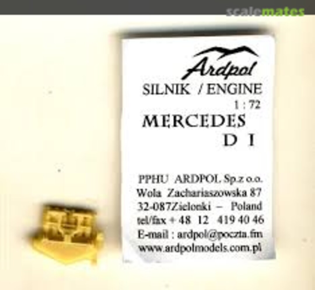 Boxart Mercedes D1 Engine AC-005 Ardpol Boxart Mercedes D1 Engine AC-005 Ardpol