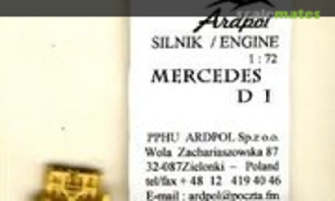 1:72 Mercedes D1 Engine (Ardpol AC-005) AC-005