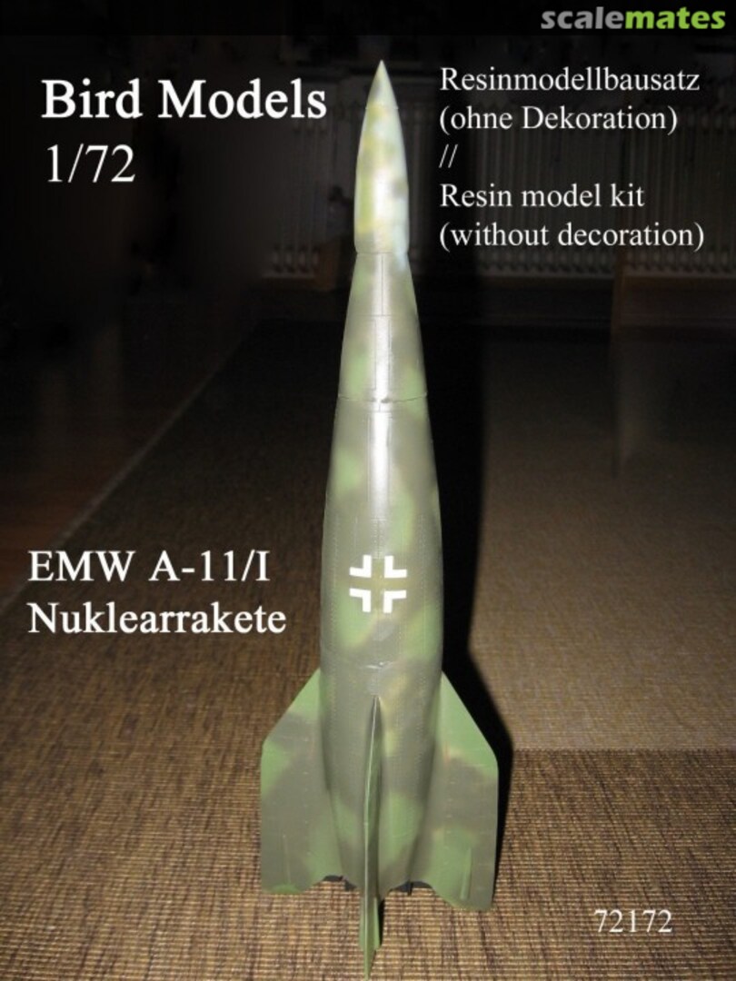 Boxart EMW A-11/I Nuklearrakete 72172 Bird Models Boxart EMW A-11/I Nuklearrakete 72172 Bird Models