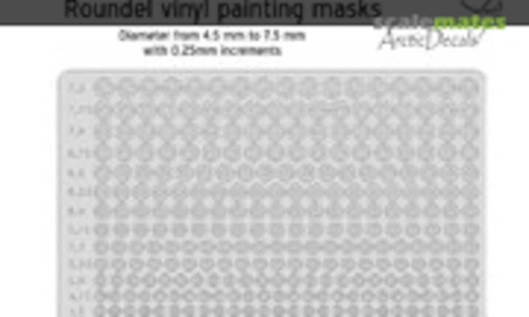 No Roundel vinyl painting masks (Arctic Decals ARC72-FR07) ARC72-FR07