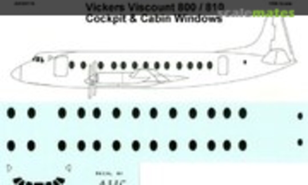 1:96 Vickers Viscount 800 / 810 (Airline Hobby Supplies AHS9116) AHS9116