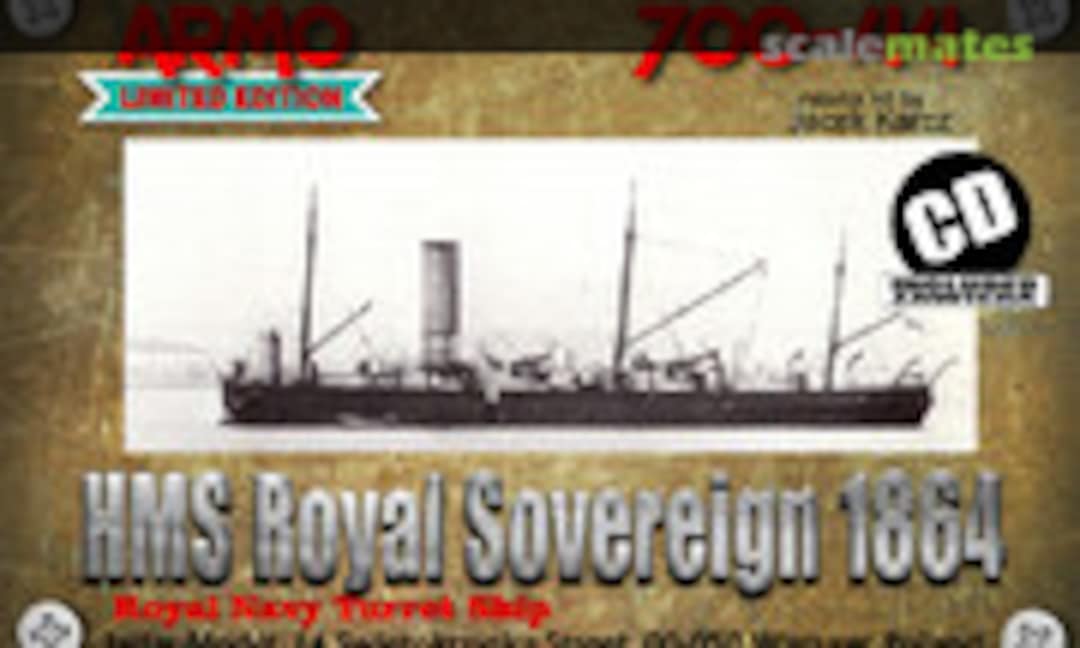 1:700 HMS Royal Sovereign (1864) (Armo 700-44) 700-44