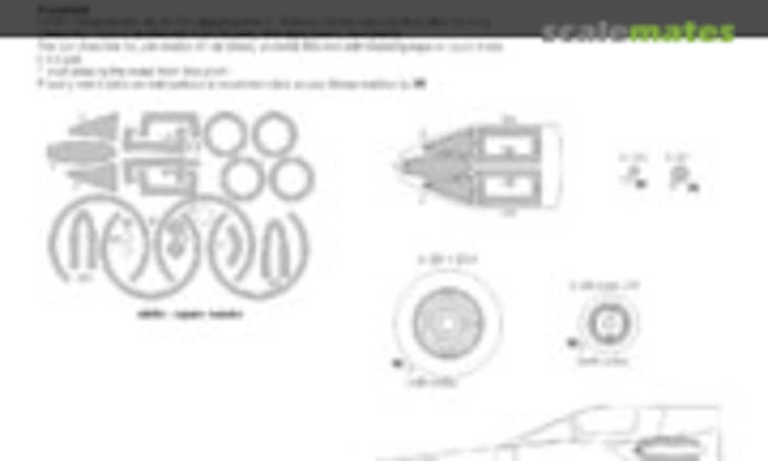 1:48 MiG-25PD BASIC kabuki masks (New Ware NWAM0445) NWAM0445