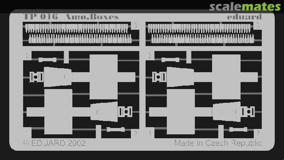 Boxart US Cal.0.30 Ammo. Boxes modern TP016 Eduard Boxart US Cal.0.30 Ammo. Boxes modern TP016 Eduard
