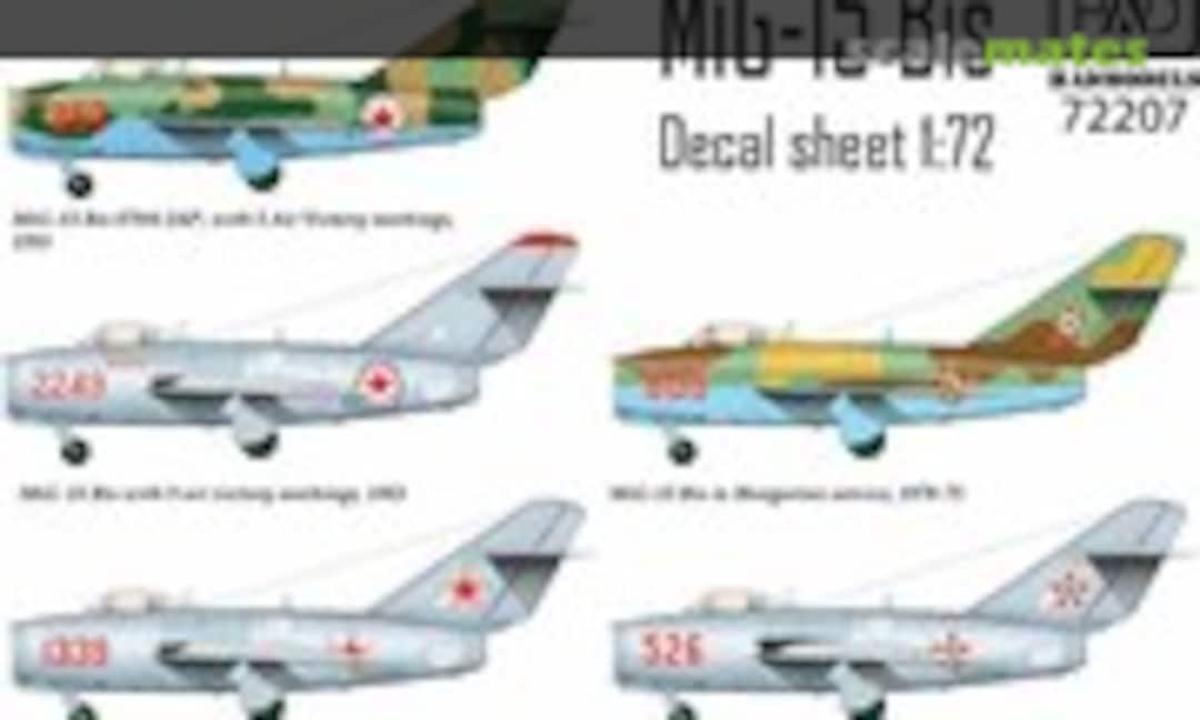 1:72 MiG-15 Bis (North Corea, Soviet, Hungarian) (HADmodels 72207) 72207