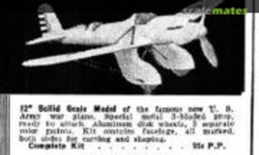 1:44 Curtiss A-8 Attack (Crescent Model Aircraft Co. )