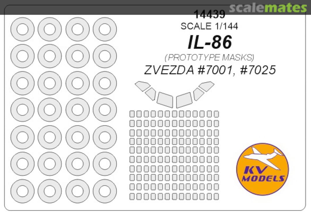 Boxart IL-86 (Prototype masks) 14439 KV Models Boxart IL-86 (Prototype masks) 14439 KV Models