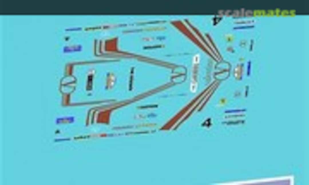 1:43 Ferrari 308 GTB "Valentino" (Atalaya Slot Decals ADCR139) ADCR139