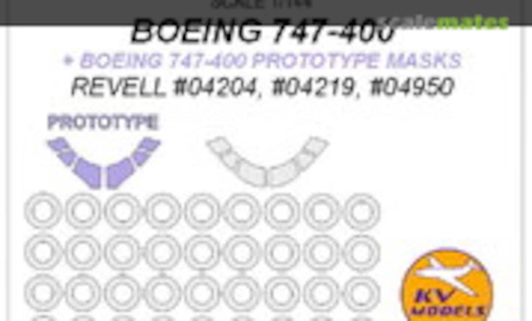1:144 Boeing 747-400 + Prototype (KV Models 14375) 14375