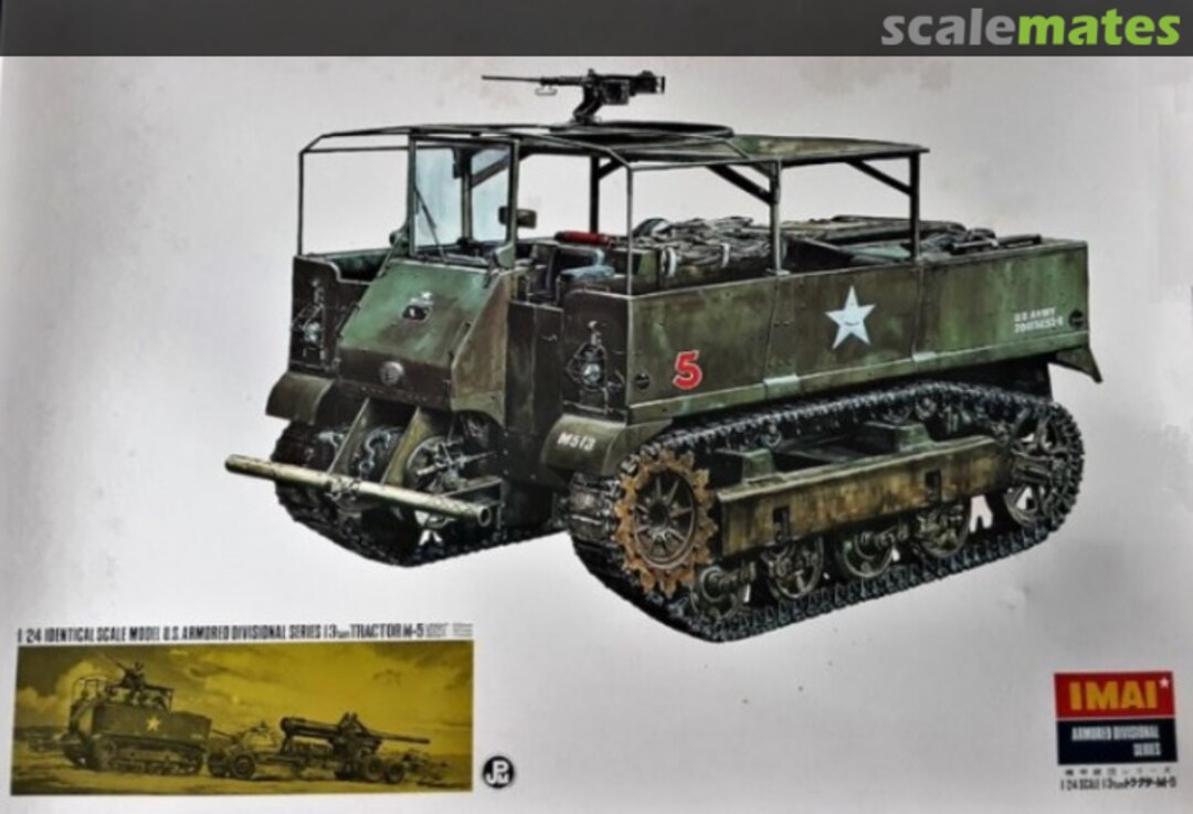 Boxart 13 ton Tractor M-5 & 155mm Cannon No. 3 IMAI Boxart 13 ton Tractor M-5 & 155mm Cannon No. 3 IMAI