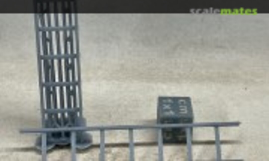 1:35 Aluminium ladder - 7 steps - 2 pieces (EMP3d 35091010) 35091010