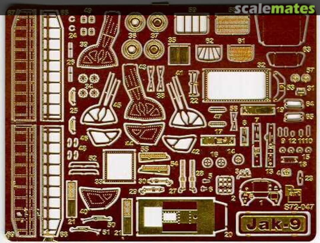 Boxart Jakowlew Jak-9 S72-047 Part Boxart Jakowlew Jak-9 S72-047 Part