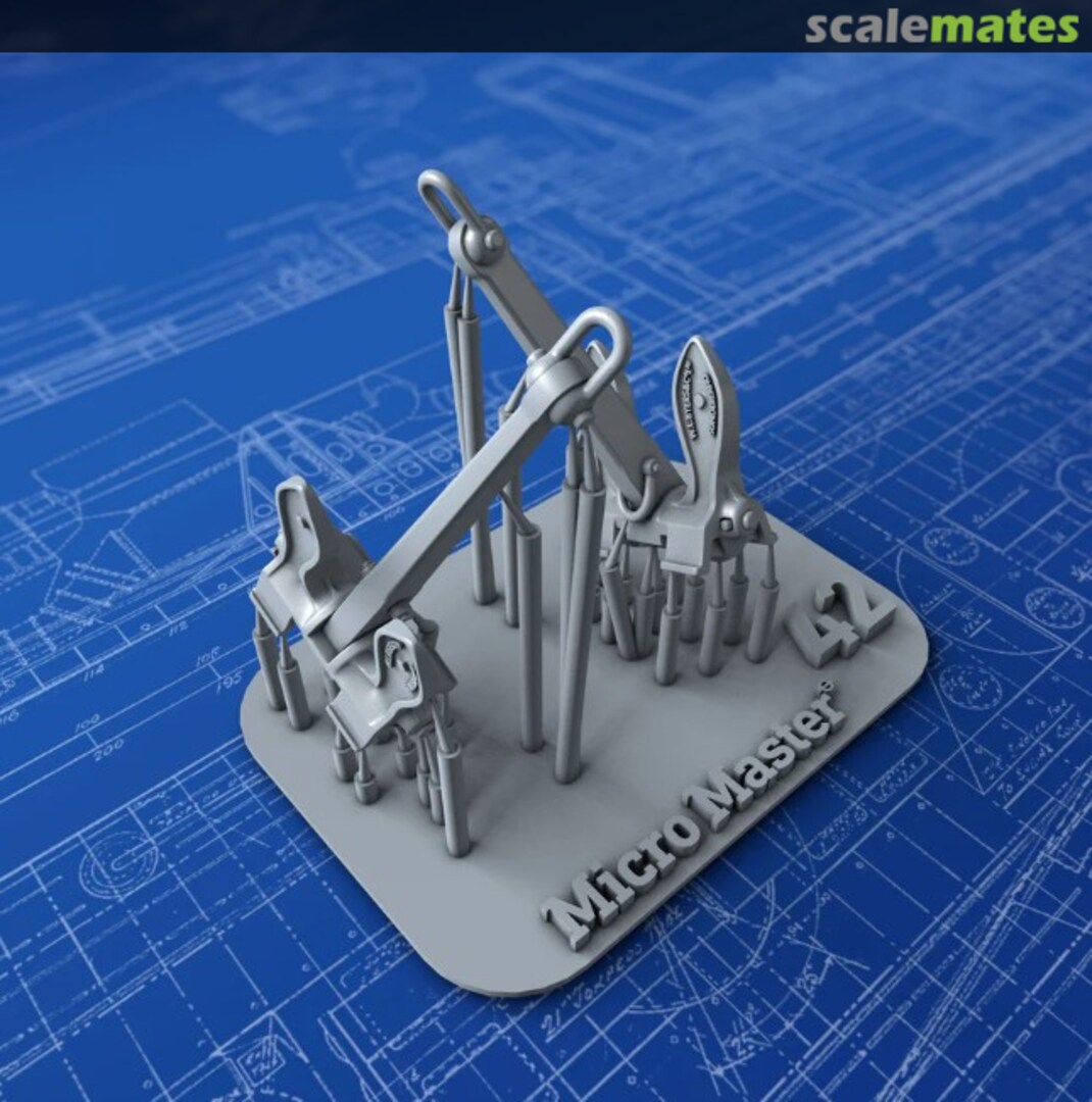 Boxart Byers Stockless 42cwt Anchors MM0979P Micro Master Boxart Byers Stockless 42cwt Anchors MM0979P Micro Master