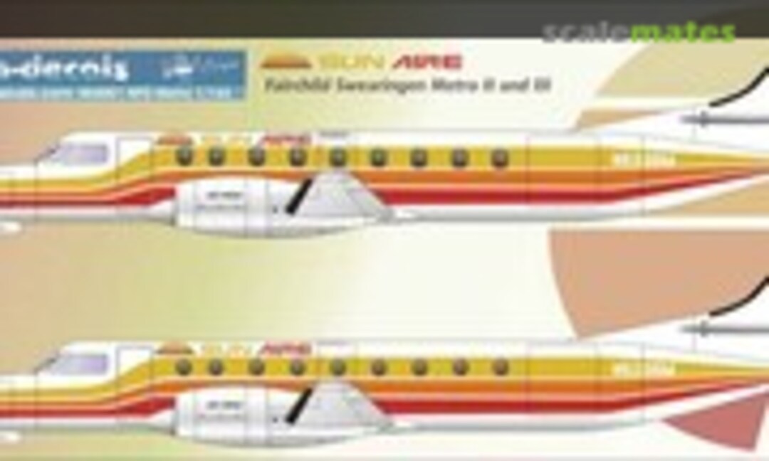 1:144 Sunaire Metro II and III (Nazca decals sun001) sun001