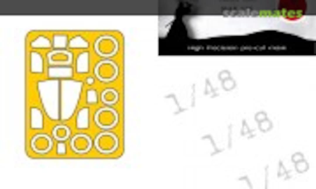 1:48 P-39Q Airacobra Canopy Mask (DEAD Design Models NM48235) NM48235