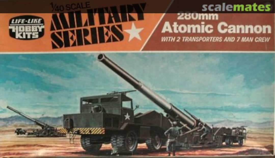 Boxart 280mm Atomic Cannon 09662 LIFE-LIKE Hobby Kits Boxart 280mm Atomic Cannon 09662 LIFE-LIKE Hobby Kits