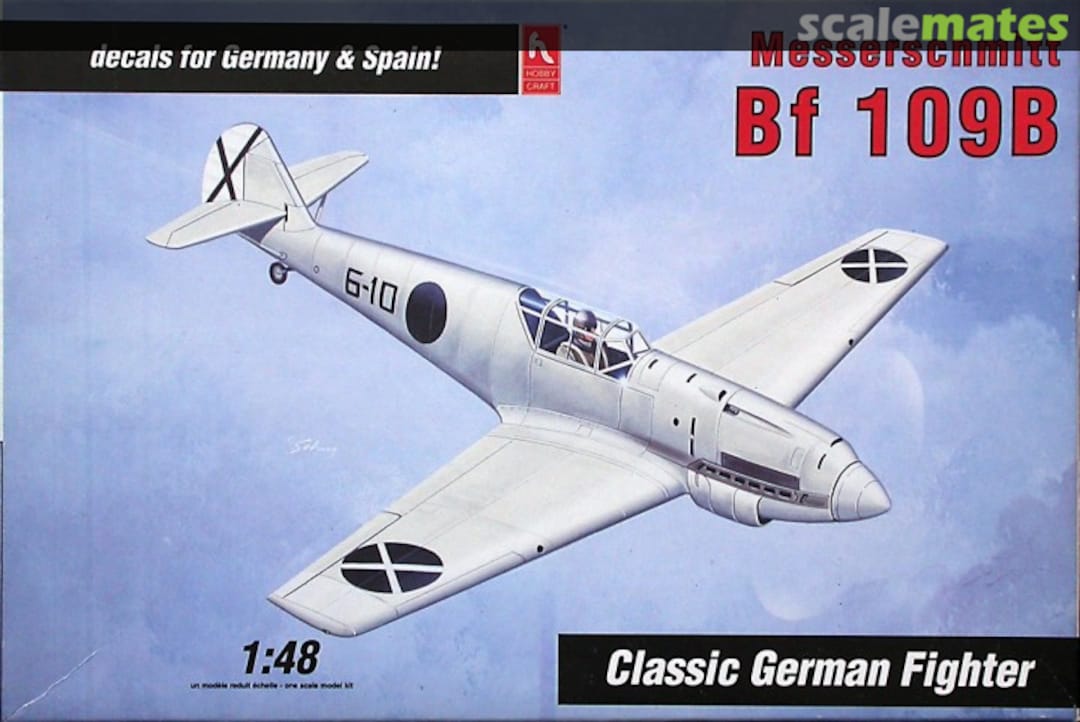 Boxart Messerschmitt Bf 109B HC1566 Hobbycraft Boxart Messerschmitt Bf 109B HC1566 Hobbycraft