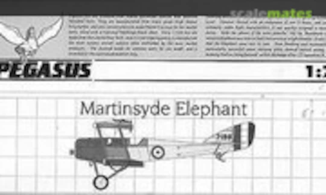 1:72 Martinsyde Elephant (Pegasus 4014) 4014