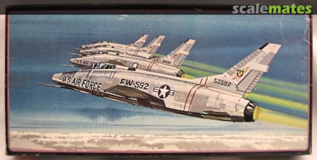Boxart North American F-100 Super Sabre A-692-130 AMT-Hasegawa Boxart North American F-100 Super Sabre A-692-130 AMT-Hasegawa
