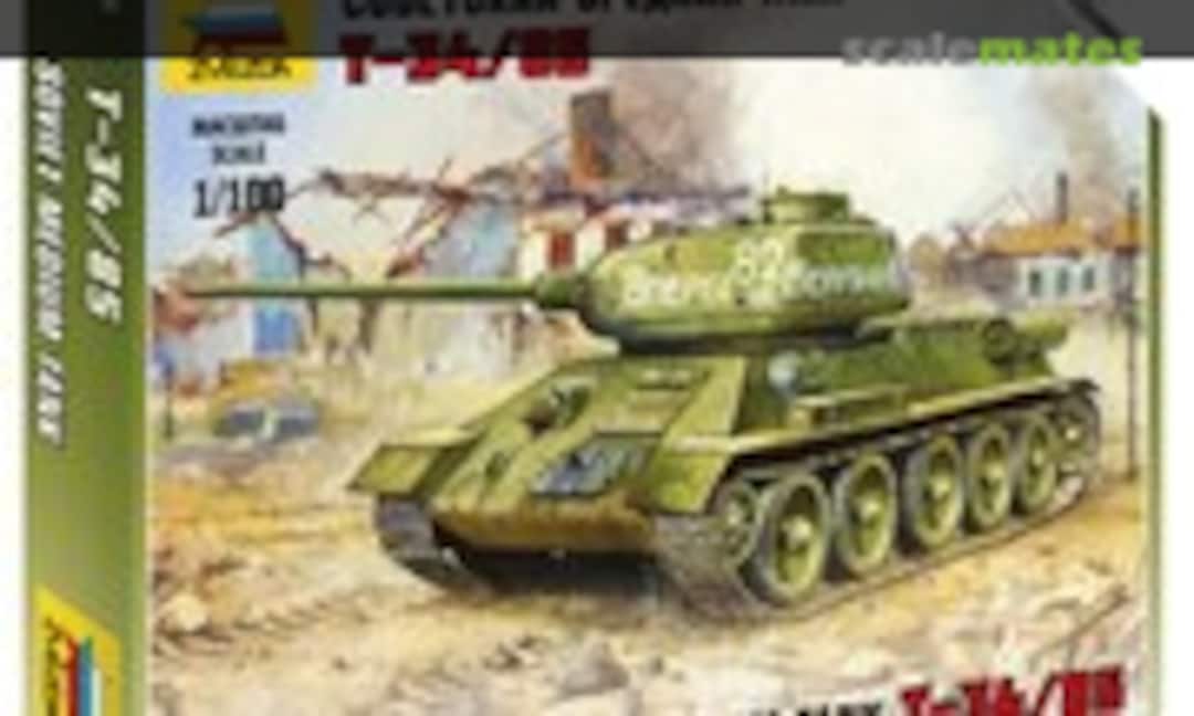 1:100 T-34/85 (Zvezda 6160)