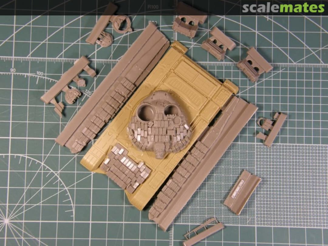 Boxart T-72B with ERA 72022 Tankograd Boxart T-72B with ERA 72022 Tankograd