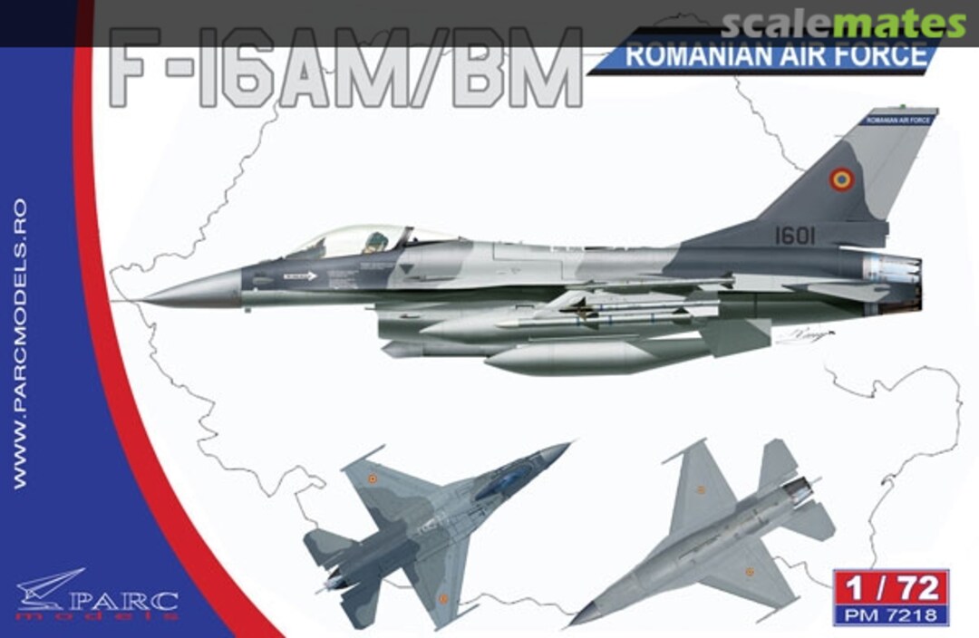 Boxart F-16AM/BM Romanian Airforce PM 7218 Parc Models Boxart F-16AM/BM Romanian Airforce PM 7218 Parc Models