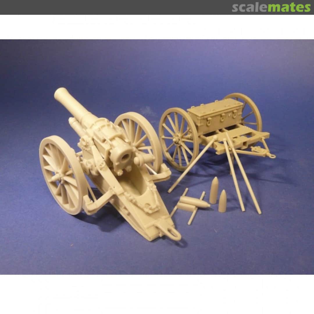 Boxart BL 6 Inch 30 cwt Siege Howitzer and Limber 35.1279 Resicast Boxart BL 6 Inch 30 cwt Siege Howitzer and Limber 35.1279 Resicast