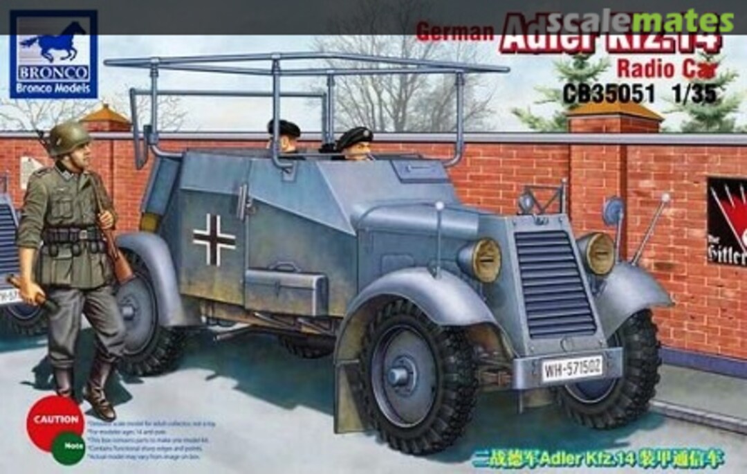 Boxart Adler Kfz. 14 CB35051 Bronco Boxart Adler Kfz. 14 CB35051 Bronco