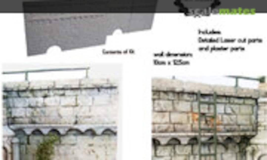 1:35 Embankment Wall (4pcs) (RT-Diorama 35016) 35016