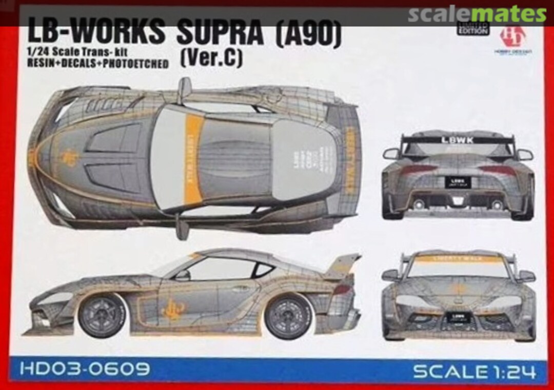 Boxart LB-Works Supra (A90) (Ver.C) HD03-0609 Hobby Design Boxart LB-Works Supra (A90) (Ver.C) HD03-0609 Hobby Design
