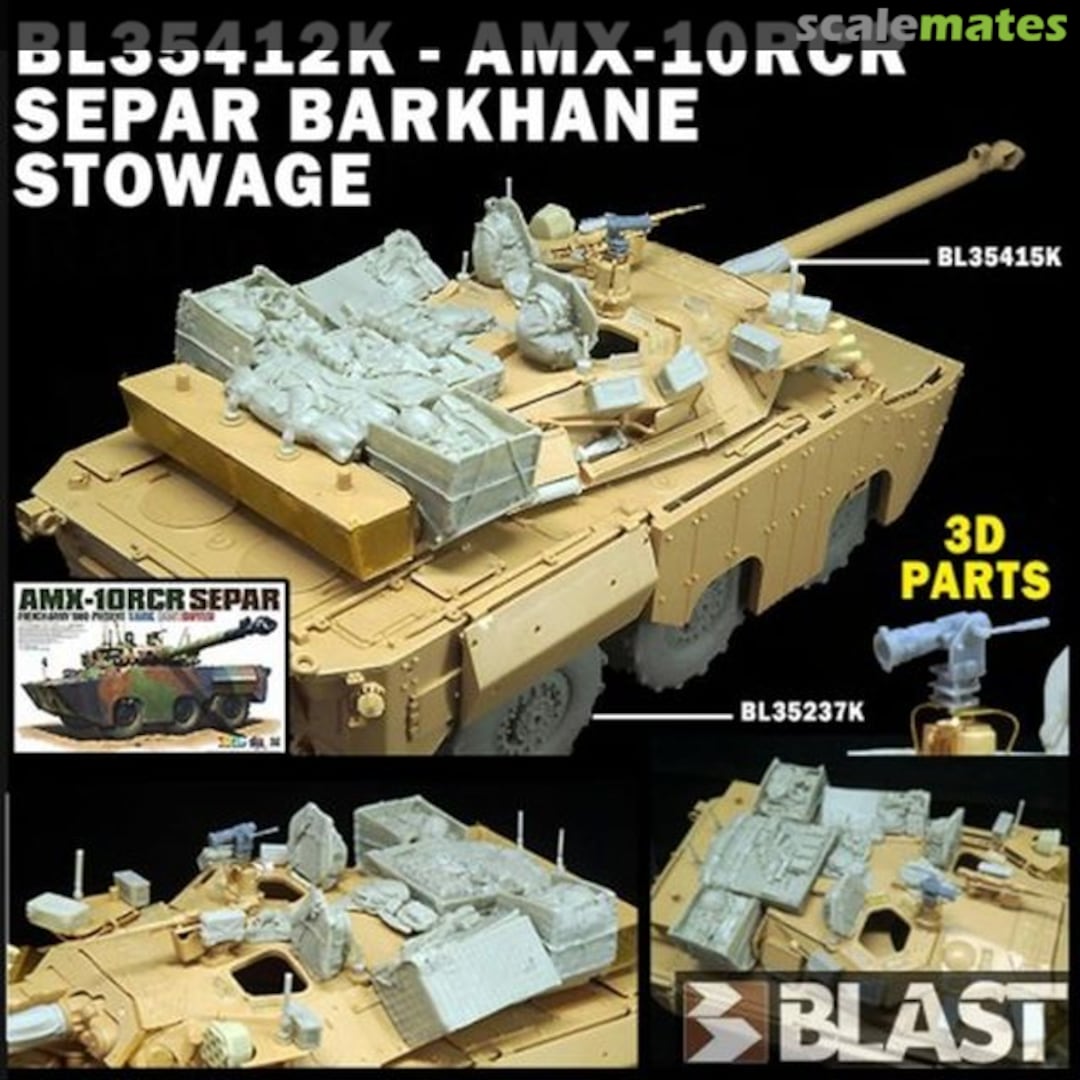 Boxart AMX-10RCR SEPAR Barkhane stowage BL35412K Blast Models Boxart AMX-10RCR SEPAR Barkhane stowage BL35412K Blast Models