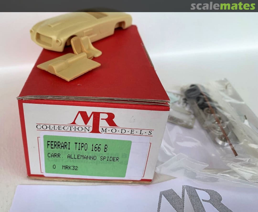 Boxart Ferrari 166S #001S Allemano Spider MRK32 MR Collection Models Boxart Ferrari 166S #001S Allemano Spider MRK32 MR Collection Models